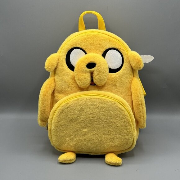 Cartoon Network Handbags - Adventure Time Jake Fuzzy Mini Backpack Cartoon Network NEW